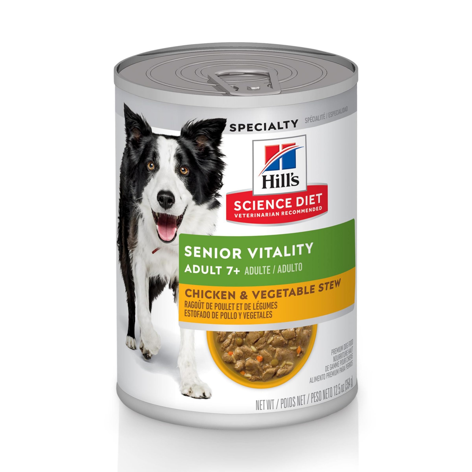 	Hill's Science Diet Adult 7+ Youthful Vitality Chicken & Vegetable Stew Canned	