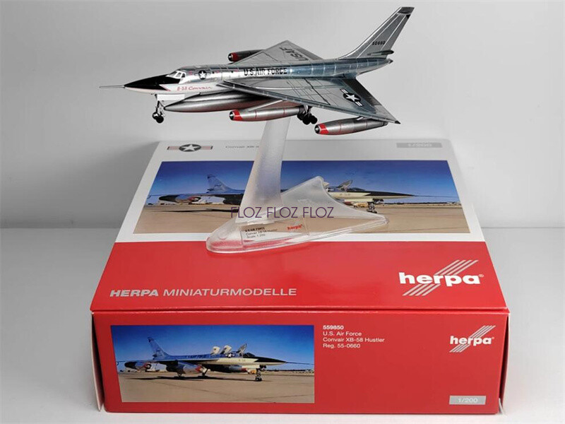航空機・ヘリコプター HERPA 1/200 Convair XB-58 Hustler for Herpa for U.S. Air Force for Convair XB-58 Hustler 55