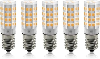 5x LED Glühbirne E14 5W warmweiß 450lm für Küche Dunstabzugshaube Kamin Kühlschrank
