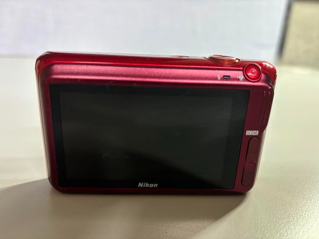 Nikon COOLPIX S6400 Digital Camera red Touch Panel Optical Nikon COOLPIX S6400 Digital Camera red Touch Panel Optical