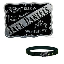 Jack Daniel`s Whiskey Lizenz Belt Buckle Merchandise G&uuml;rtelschnalle *380