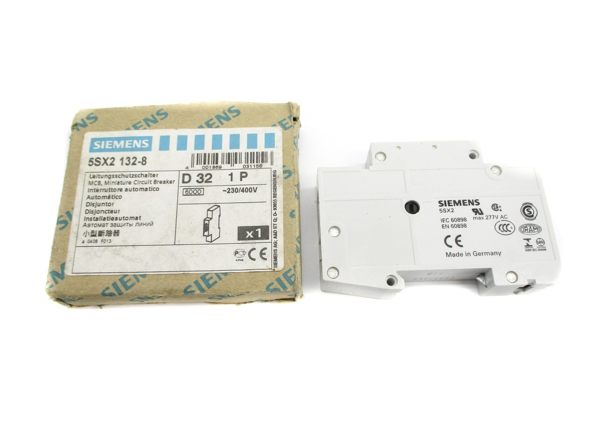 SIEMENS 5SX2132-8 230/400V 32A NSMP | eBay