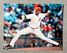 SAN FRANCISCO GIANTS- ALEX WOOD AUTOGRAPH 8x10 ACTION PHOTO #1