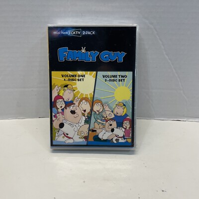FAMILY GUY DVD Volume 1 & 2 Season One And Two Sealed 7 discs set