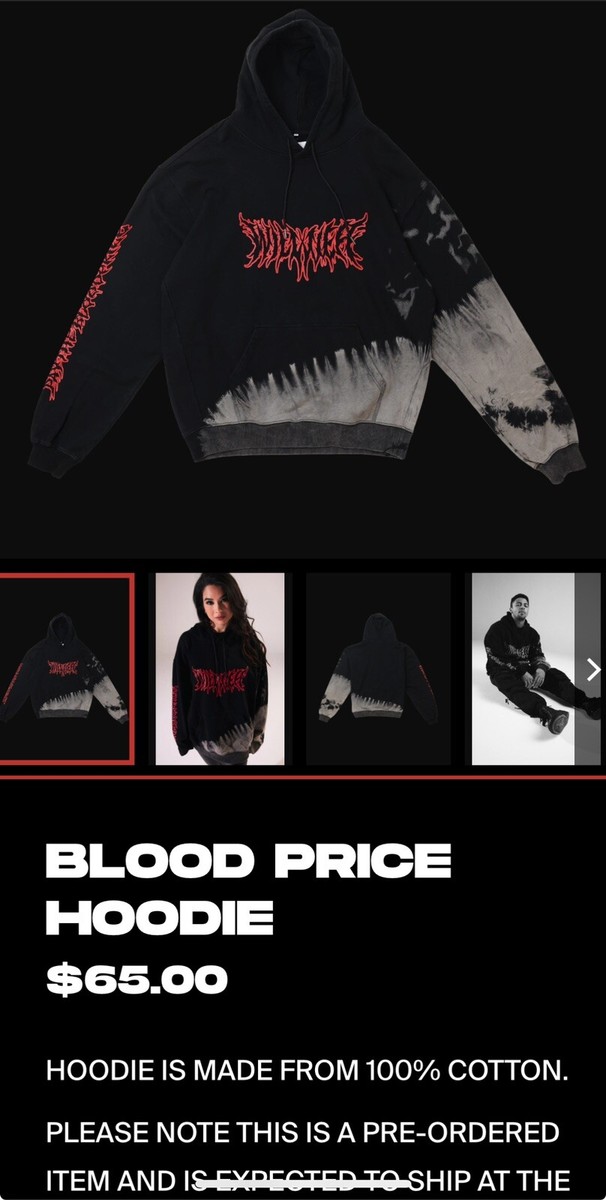 NEW In Bag- Will Neff - Too Stupid To Quit *Black Hoodie* Size X