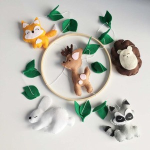 woodland mobile baby