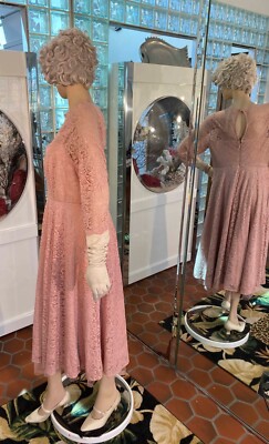 Torrid Size 16 Blush Lace Midi Dress NWT 128.00 Classic 1950s inspired |  eBay