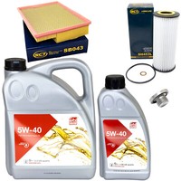 MotoröL Filter Set 5W-40 6 Liter + ÖLablassschraube FüR Bmw 3Er 318D 320D E46