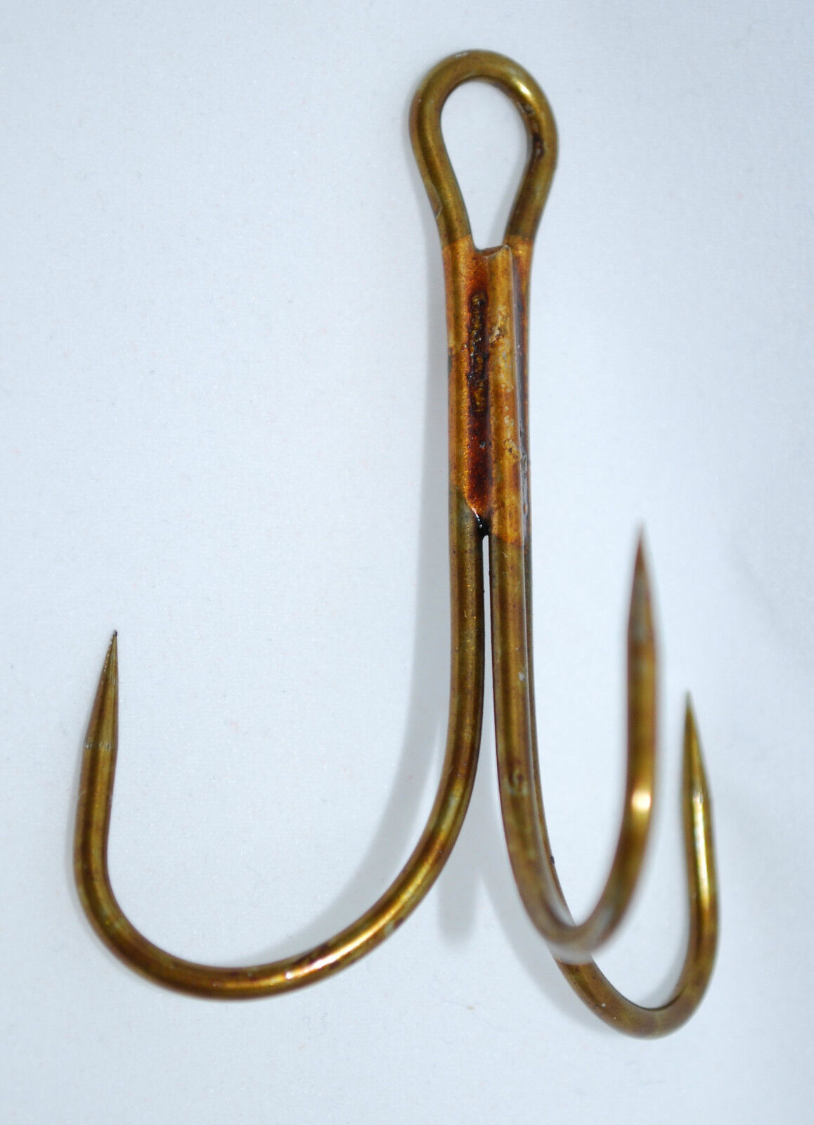 12ea TREBLE HOOKS BARBLESS BRONZE HOOK, (12ct) SIZE 10/0 SNAGGING SPOONBILL