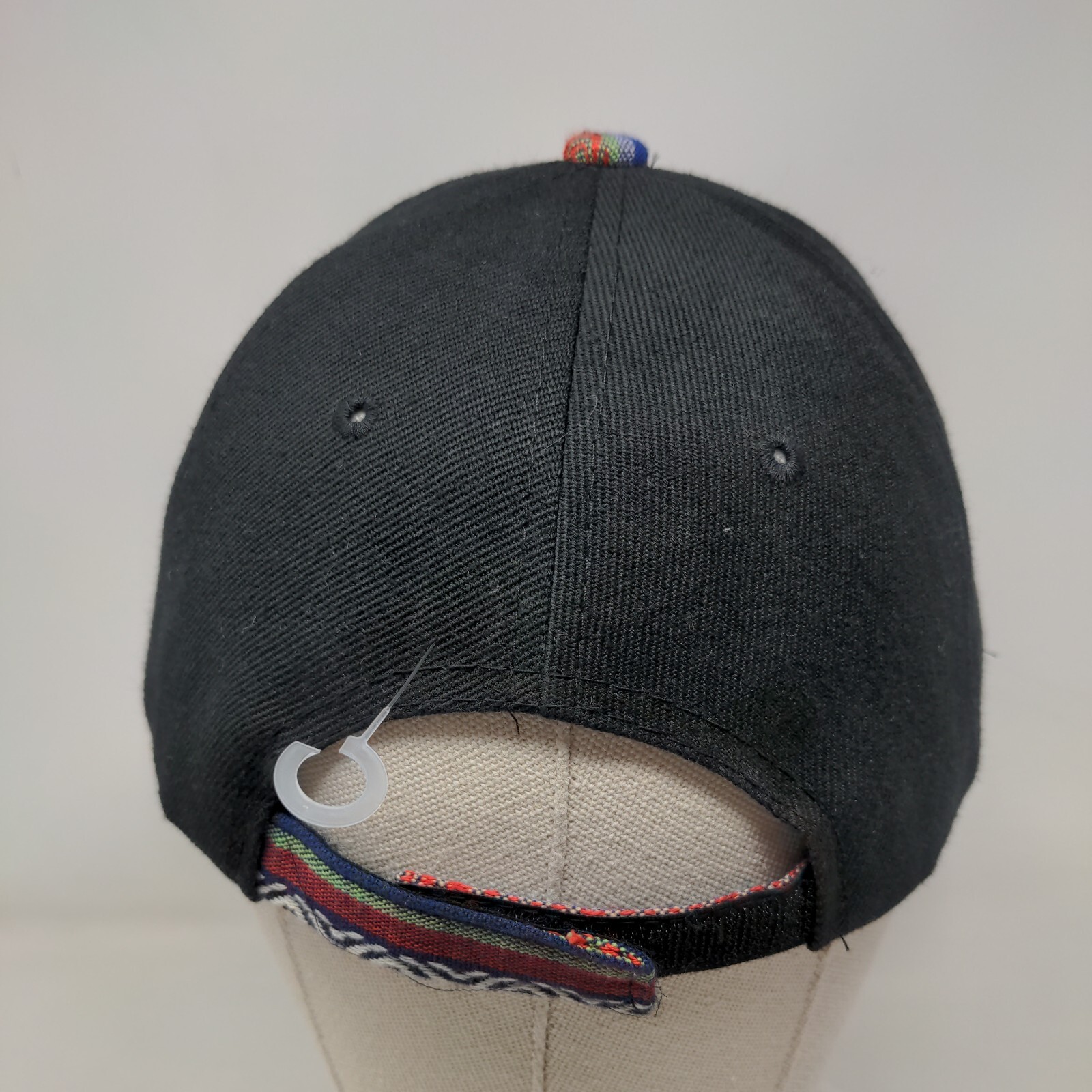 Panama Strapback Hat Multi One Size Embroidered S… - image 5