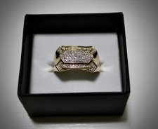 10k Solid Gold .35ct Natural Diamond Ring (Si...