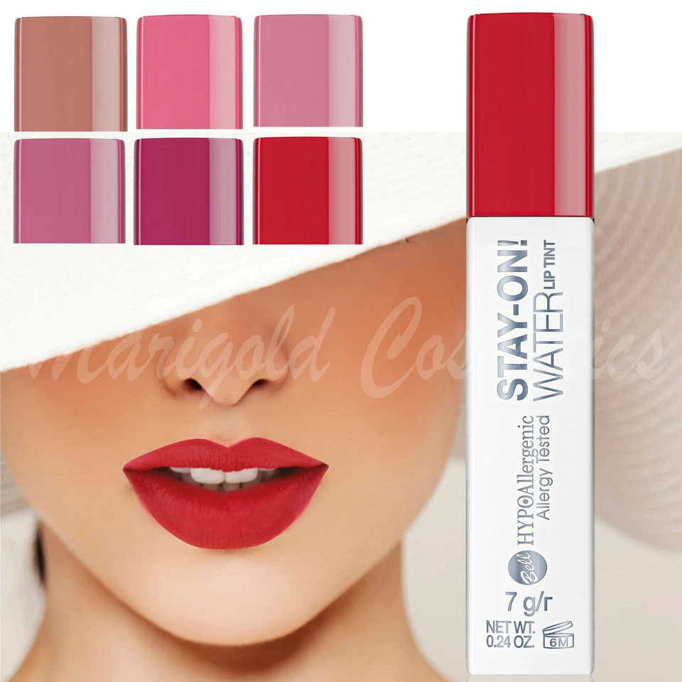 Bell Hypoallergenic VEGAN Matte Liquid Lipstick WATERPROOF Long Lasting Lip Tint