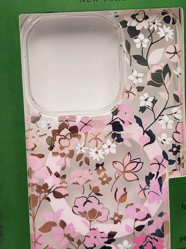 NEW! iPhone 15 Pro Kate Spade New York Floral Mirrored Phone Case. - Picture 8 of 14