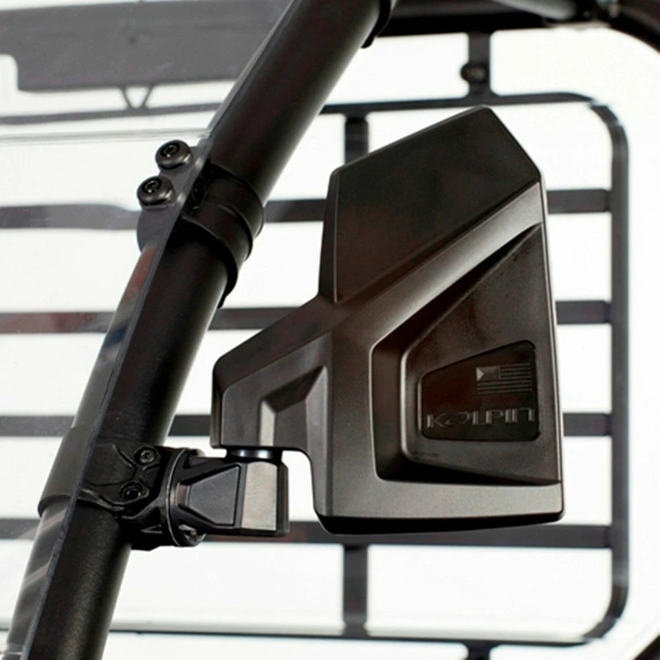 JUEGO DE ESPEJOS RETROVISORES LATERALES KOLPIN ADJ KAWASAKI MULE 4000 4010 610 SX Pro-Series y TERYX UTV Foto 2 de 4