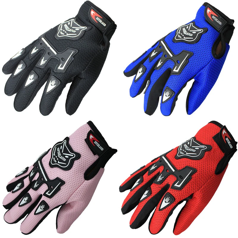 Niños Niños Junior Motociclista Guantes Dedo Completo Niños Niñas Deportes MTB BMX XC Montar Foto 2 de 4