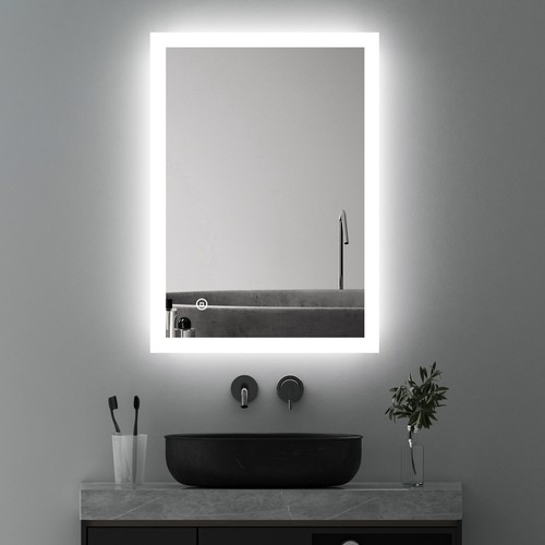LED Touch Badspiegel Wandspiegel Badezimmerspiegel Mit Beleuchtung Dimmbar - Bild 5 von 14
