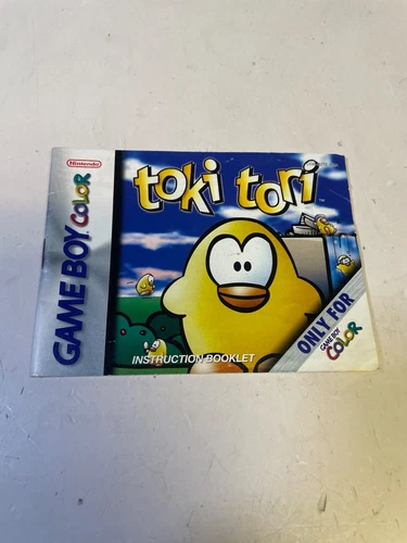 Toki Tori - Authentic - Nintendo Game Boy Color - GBC - Manual Only!