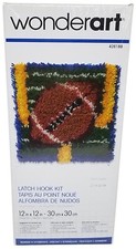 Caron Wonderart Latch Hook Kit 12"X12" - Touchdown, 426188