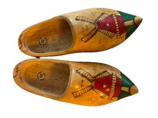 Vintage Wooden Clogs Size 25 - Made in Holland