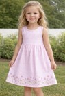 Gymboree Girls Pink Floral Dress Size~ 4 — photo 1