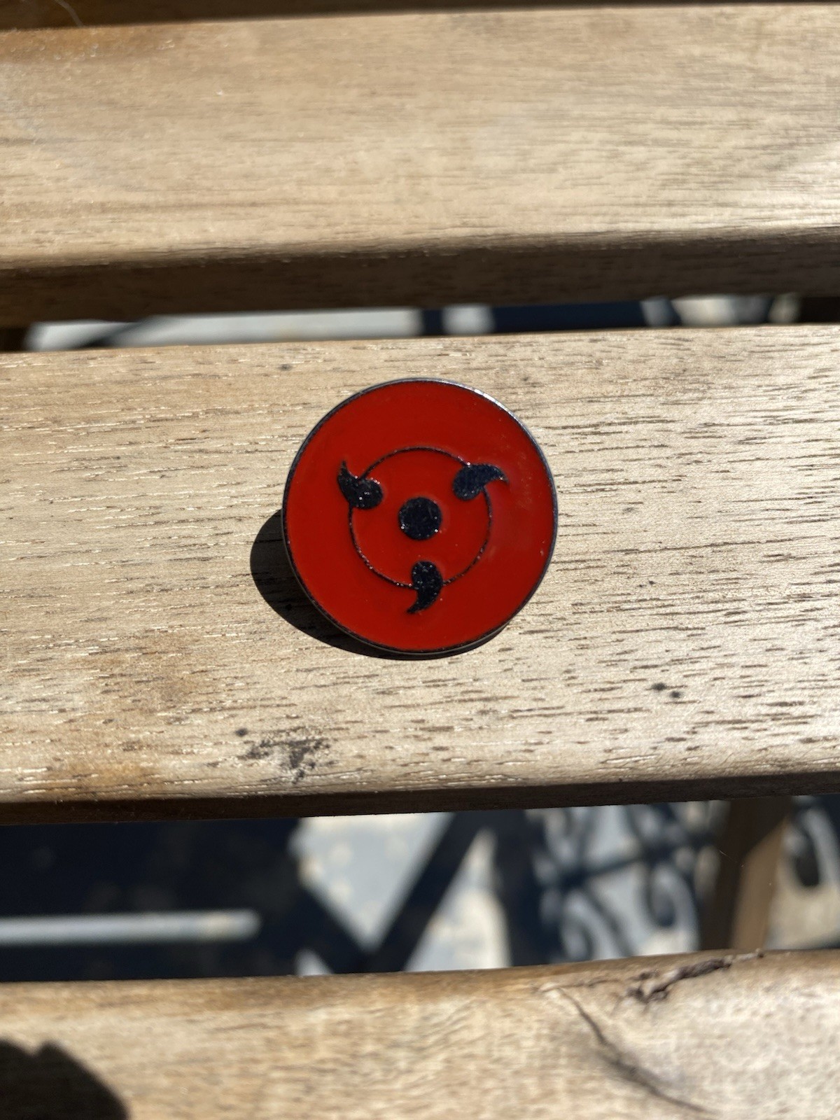 Naruto Sharingan Uchiha Metal Enamel Lapel Pin Chibi