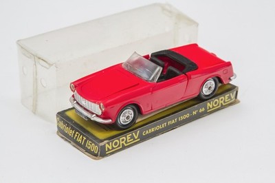 Norev Fiat 1500 Cabriolet 66 No Dinky No CIJ No JRD No Corgi No Tekno No Solido