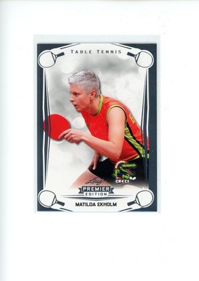 2025 Leaf Premier Edition Table Tennis Matilda Ekholm #36 Base Card