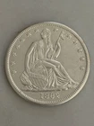 1862-S  Seated Liberty Half Dollar--Spectacular AU++ Coin--Likely Cleaned