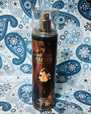 Body Works Amber Scented Perfume Chocolate Amber Body Mist Bath