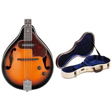 Ibanez M510E Acoustic-electric Mandolin with Case - Brown Sunburst High Gloss