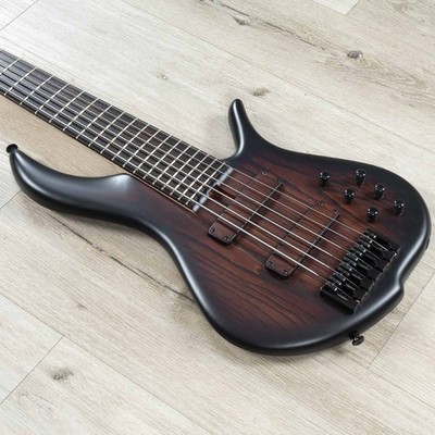 F-BASS BN-6 6弦ベース F-Bass BN6 6-String Bass, Macassar Ebony Fretboard, Antique Brown
