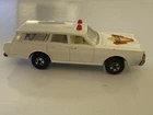 Vintage 1971 Matchbox Lesney No 55 Superfast White Mercury Police Car