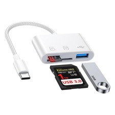 USB C SD Card Reader for Android, Type C to Micro SD Memory Card Reader