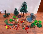 Bulk Lot Playmobil Fantasy Dragon Fire Trees Waterfall Medieval Vintage 3840