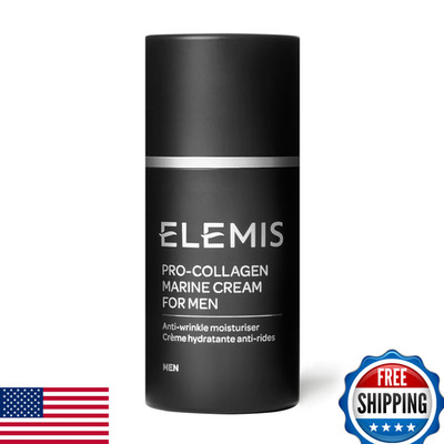 ELEMIS Men Pro-Collagen Marine Cream 30ml Lightweight Anti-Aging Moisturizer