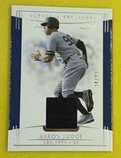 2019 Panini National Treasures Aaron Judge Jersey #146 34/99. MVP