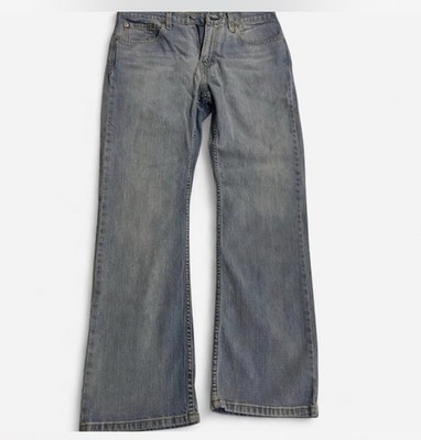 Levi's Blue Bootcut Denim Jeans Cotton 5-Pocket Button Zip Pockets Men's M