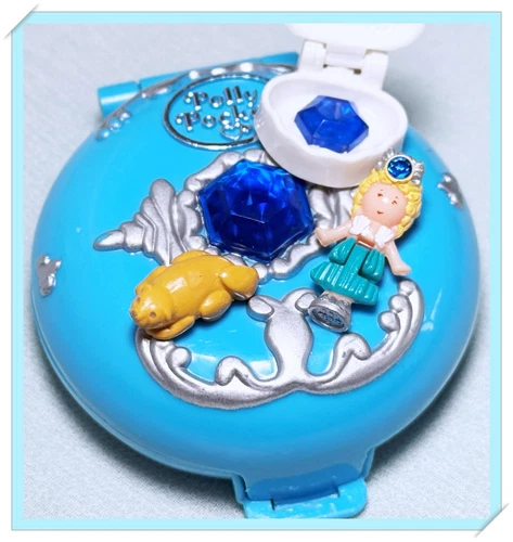 Polly Pocket VTG 1992 Princess Polly's Undersea World Jeweled Compact Complete