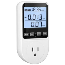 Upgraded Watt Meter, Watt Usage Meter Plug Home Energy Monitor Consumption, E...