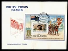 DR WHO 1993 BRITISH VIRGIN ISLANDS FDC COLUMBUS ANIV S/S $2 R65098