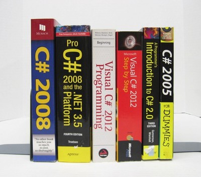 C# Programming Books Bundle   Beginner to Professional Learning - 6 Book LOT