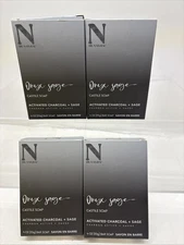 4 X DR Natural's ONYX SAGE Castile Soap 4 oz New All Natural Charcoal & Sage B72