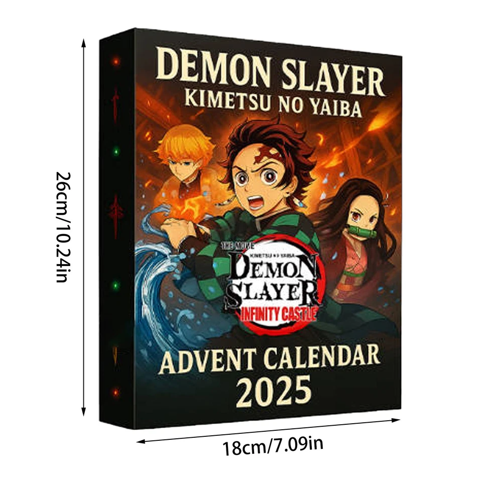 2025 Demon-Slayer Advent Calendar With 24Days Surprise Collectible For Kids - Image 3 of 4