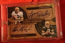 Lynn Dicky and Don Majowski dual auto /10 Double Standard