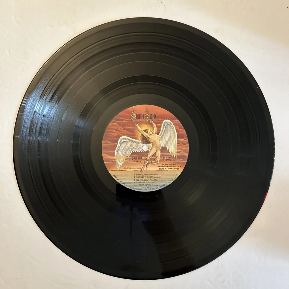 Led Zeppelin JIMMY PAGE DEATH WISH II SOUNDTRACK VINYL LP SWAN SONG SS8511 - Image 4 of 4