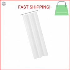 N Y HOME Small Stall Shower Curtain Liner Fabric 32" W x 72" L inch Narrow Size,