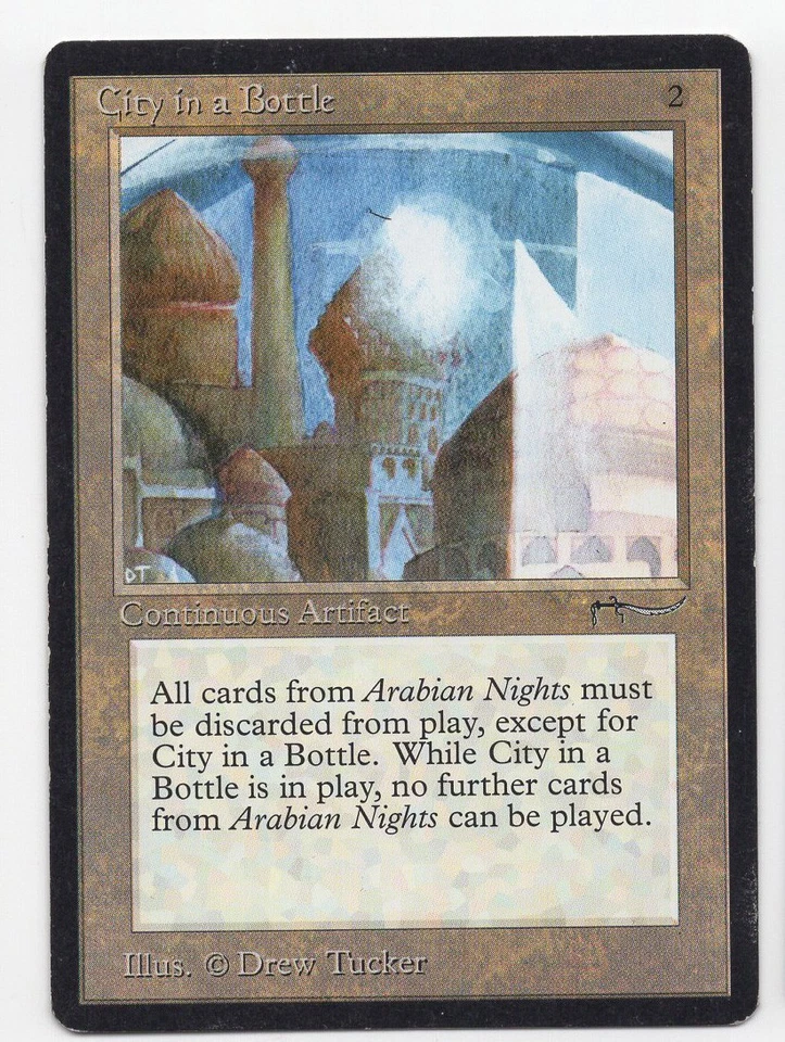 MTG: Magic Arabian Nights - City in a Bottle *Moderate Play* - Image 3 of 4