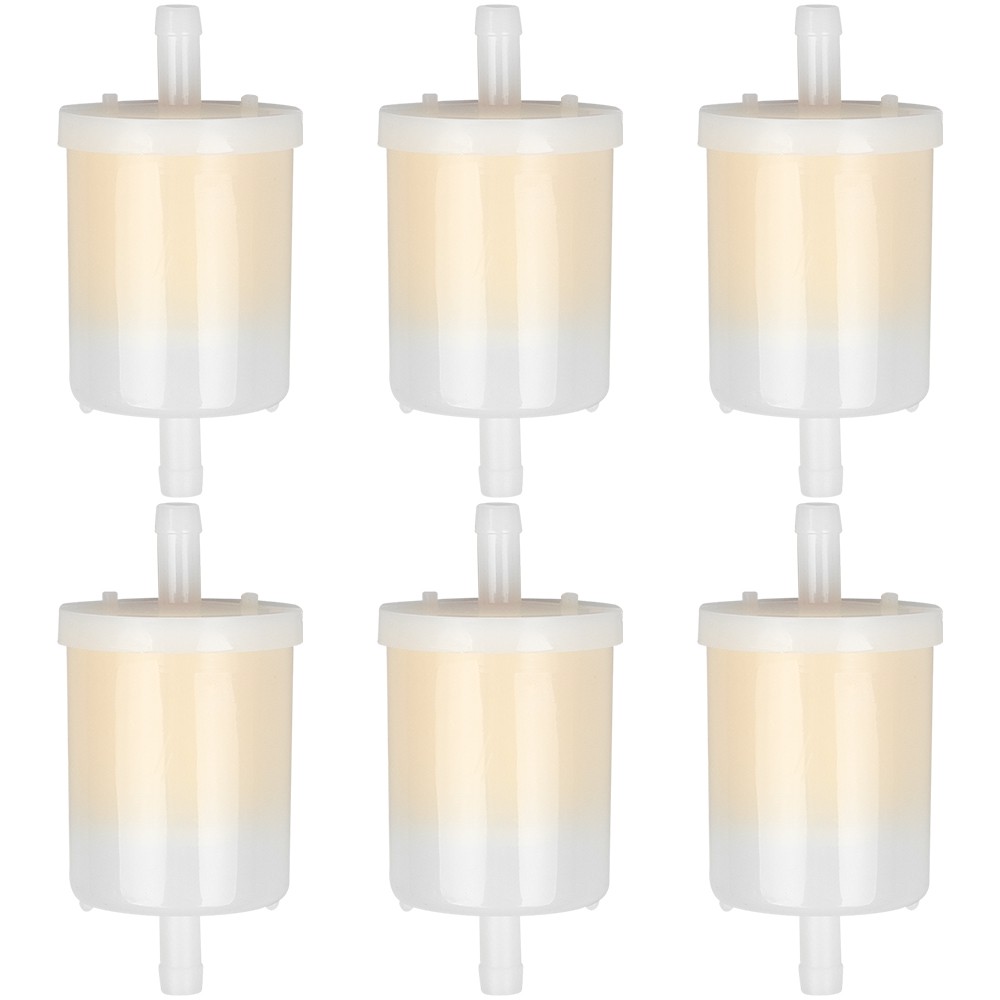 6PCS 5/16 Inline Fuel Filter 12581-43012 Fits for Kubota John Deer Tractor Mower