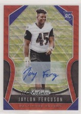 2019 Panini Prizm Rookies Red Wave 51/149 Jaylon Ferguson #379 Auto 0a6