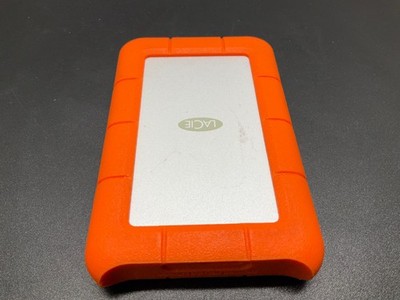 LaCie Rugged USB-C 2TB Portable External Hard Drive - Orange/Silver